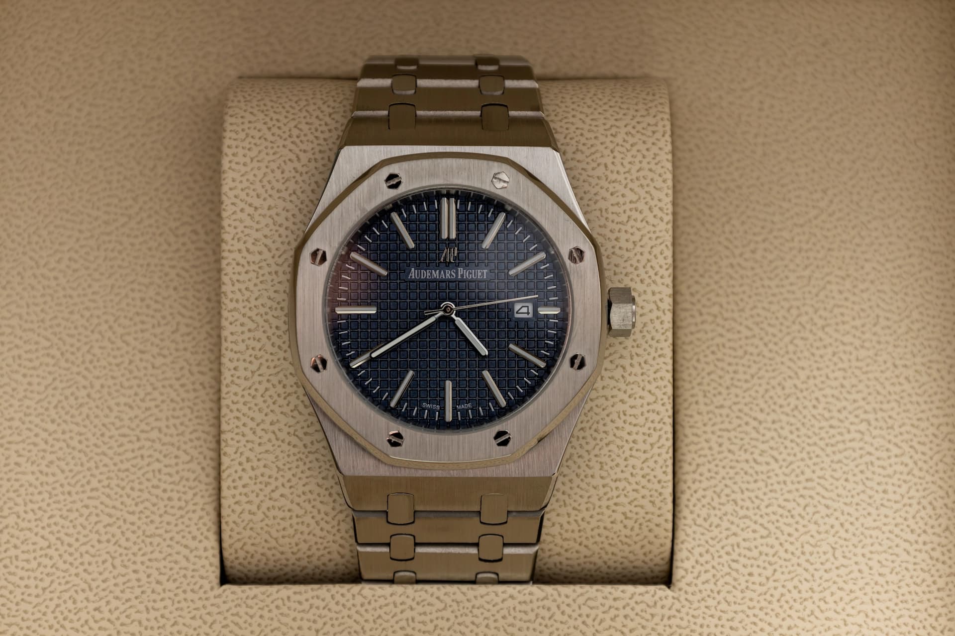 Audemars Royal Oak Silver - Cadran Albastru Imperial
