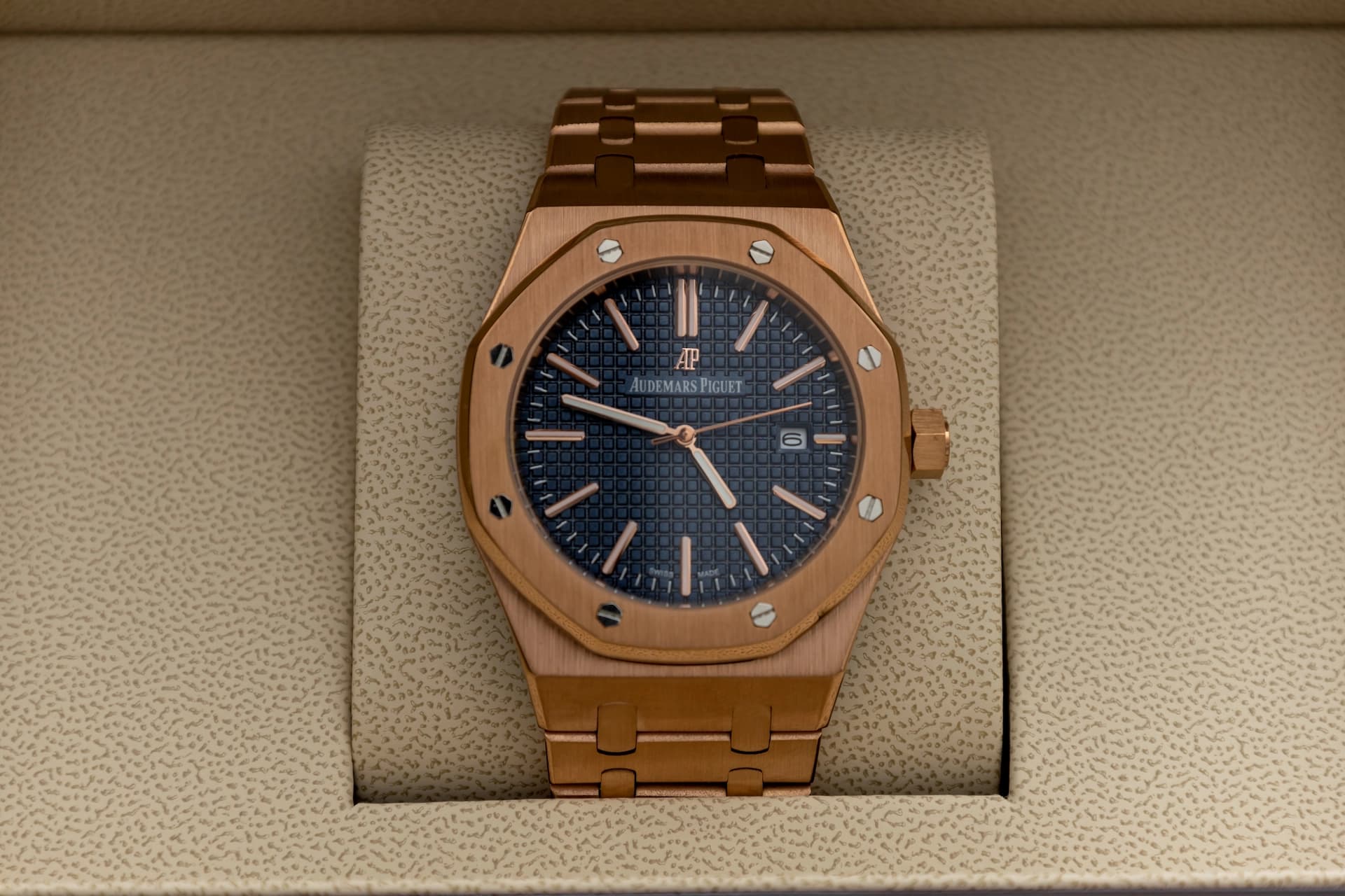 Audemars Piguet Royal Oak Rose Gold - Midnight Blue Edition